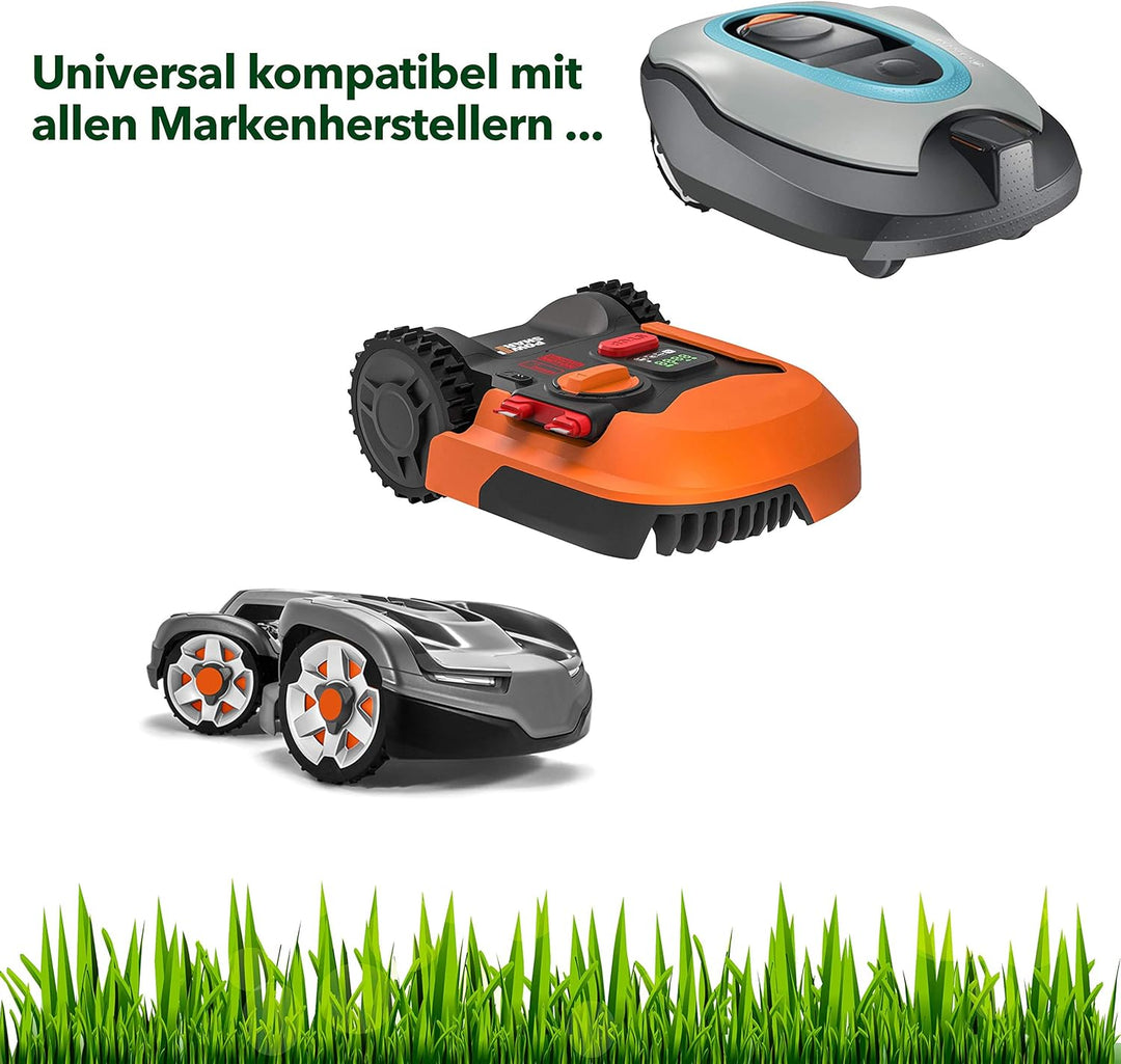 50m Begrenzungskabel + 150 Erdspiesse für Mähroboter Rasenmäher Rasenroboter Zubehör Set Begrenzungs