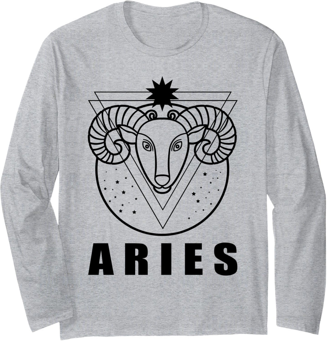 Sternzeichen Widder - Astrologie Horoskop Langarmshirt