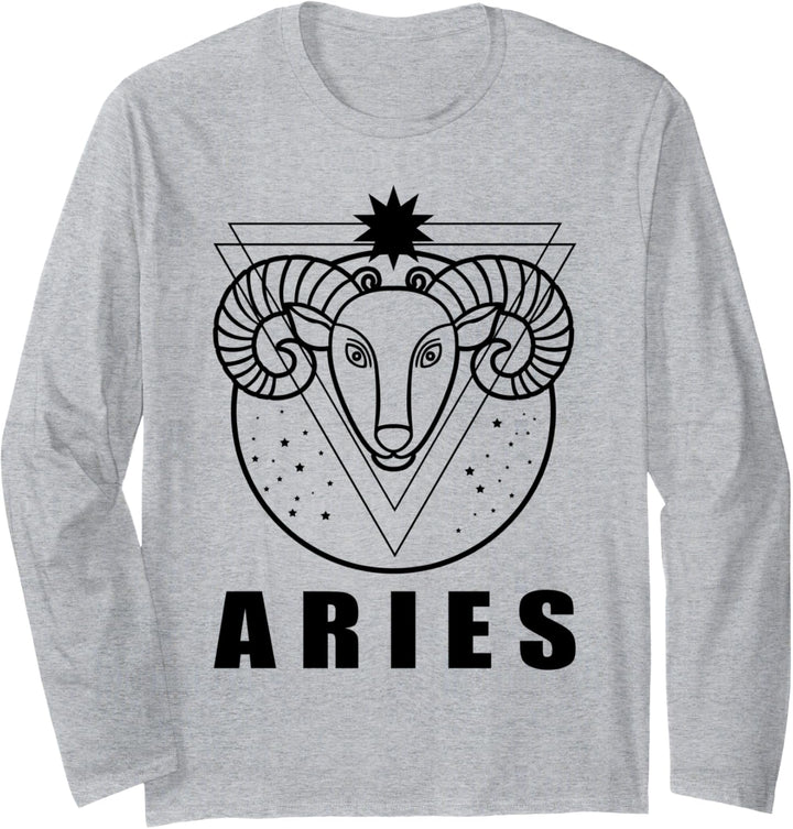 Sternzeichen Widder - Astrologie Horoskop Langarmshirt
