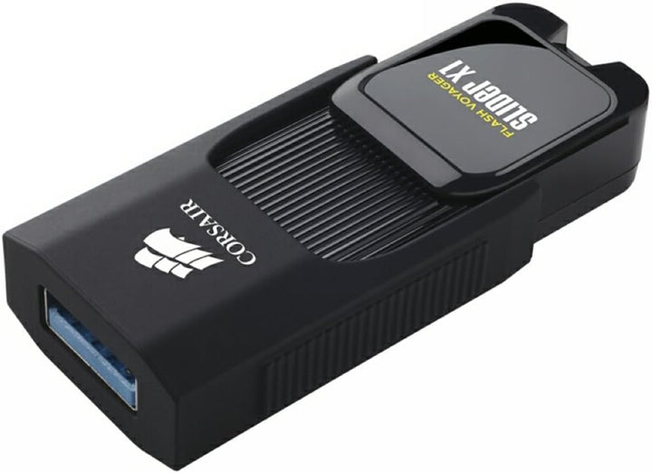 Corsair CMFSL3X1-128GB Flash Voyager Slider X1 128GB USB 3.0 Kompakt Flash Drive, Schwarz 128GB Voya