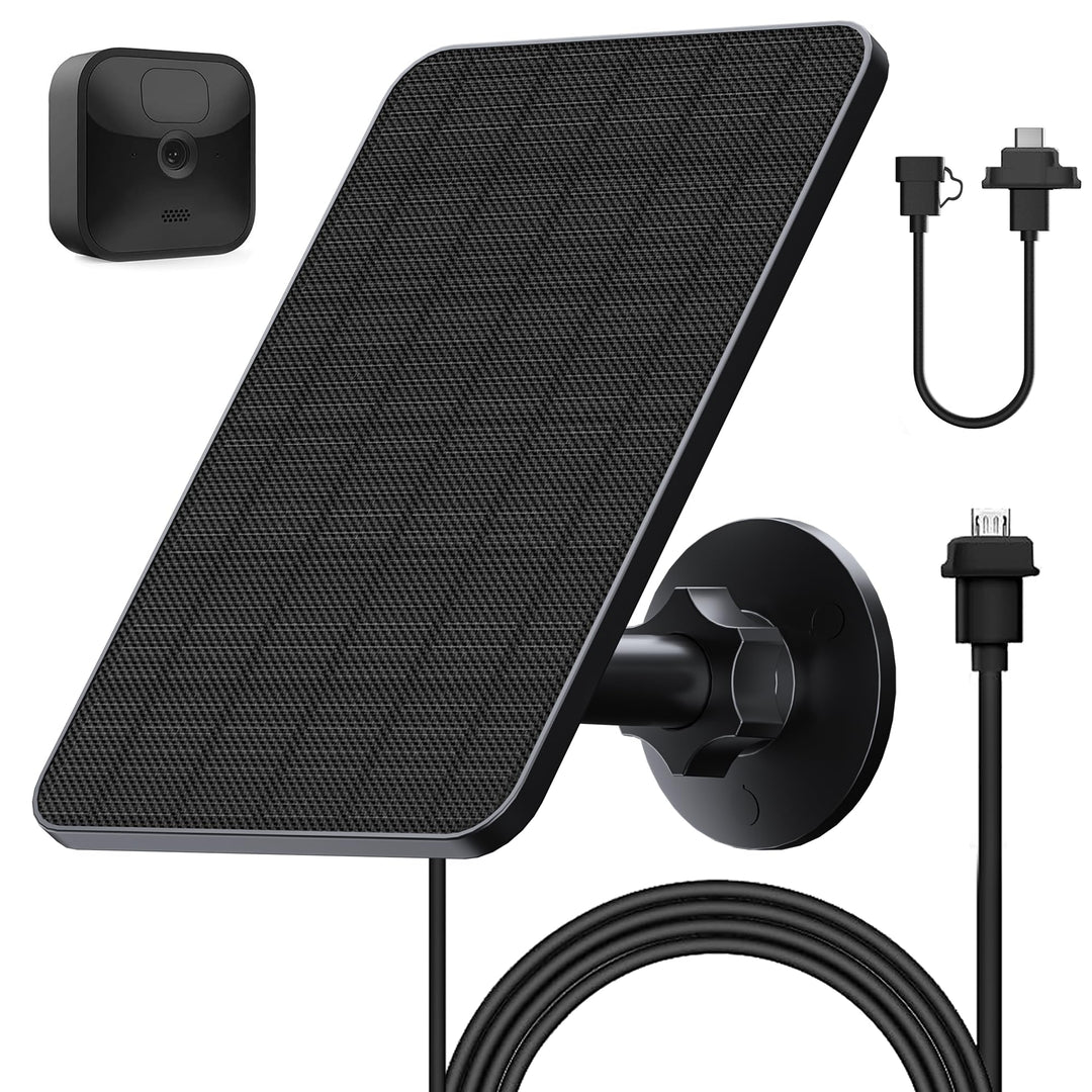 Solarpanel für Blink Kamera Outdoor,4W Blink Kamera Solarpanel kompatibel mit Blink Outdoor,Blink XT