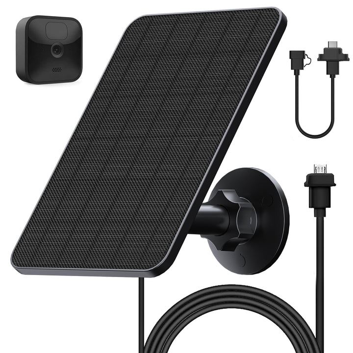 Solarpanel für Blink Kamera Outdoor,4W Blink Kamera Solarpanel kompatibel mit Blink Outdoor,Blink XT