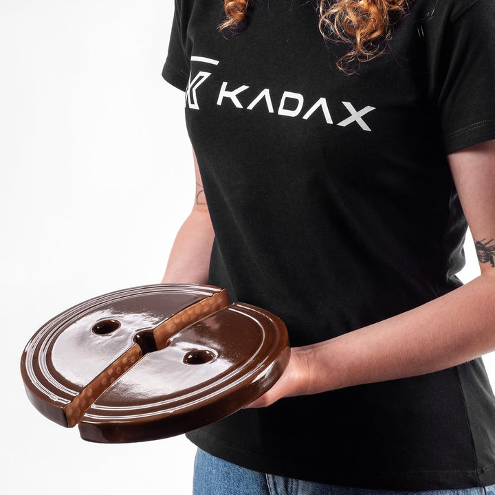 KADAX Beschwerungsstein, Fermentiergewicht aus Steingut 23cm, handgefertigtes Gewicht für Gärtopf, S