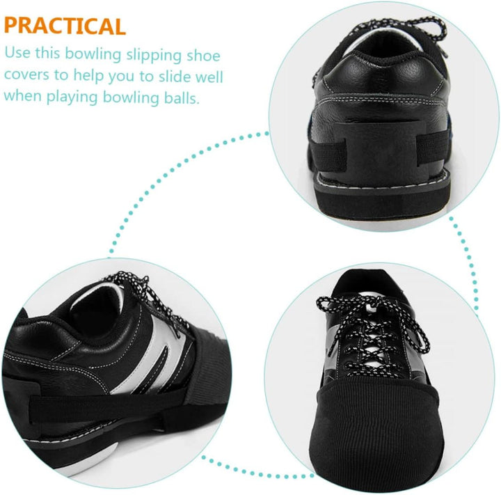 3 Paare Bowlingschuhüberzüge Bowling-Sport-Slider Rutschmatte Für Bowlingschuhe Bowling-gleitmatte S