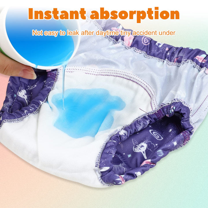 MOEMOE BABY Töpfchen Trainingshose, 6 Stück Wasserdicht Töpfchentraining Unterhosen Trainer Unterwäs