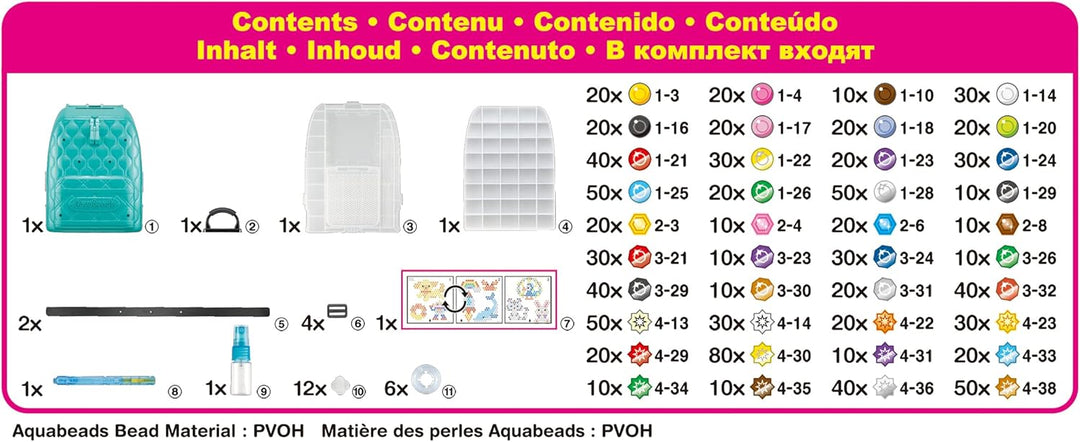 Aquabeads 31993 Bastelset im Rucksack - Bastelset