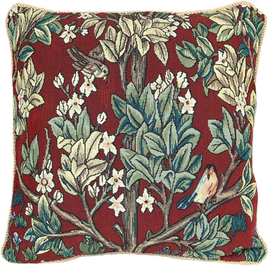 Signare Designer Ungewöhnlich Kissenbezug/Kissenhüllen 45x45cm Tapisserie Blumen Sofakissen - Willia