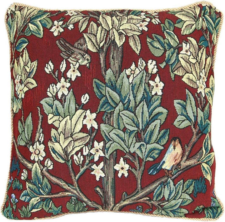 Signare Designer Ungewöhnlich Kissenbezug/Kissenhüllen 45x45cm Tapisserie Blumen Sofakissen - Willia