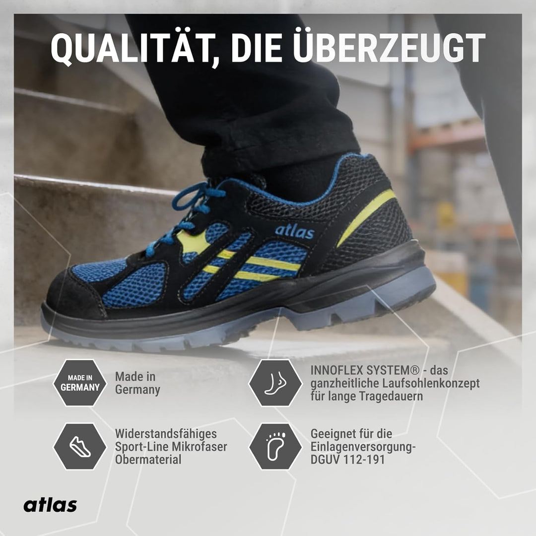 Atlas Halbschuh Flash 4005 XP ESD S1P W.10 Gr.42