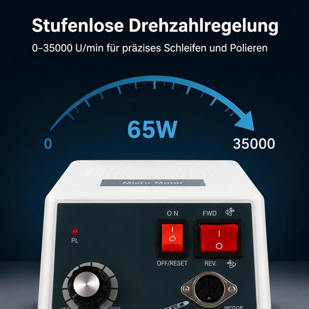 Labor Mikromotor Dental Labor Marathon Micro Motor Schleifmaschine mit Fusssteuerung Manuelle Stufen