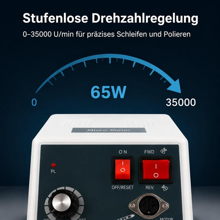 Labor Mikromotor Dental Labor Marathon Micro Motor Schleifmaschine mit Fusssteuerung Manuelle Stufen