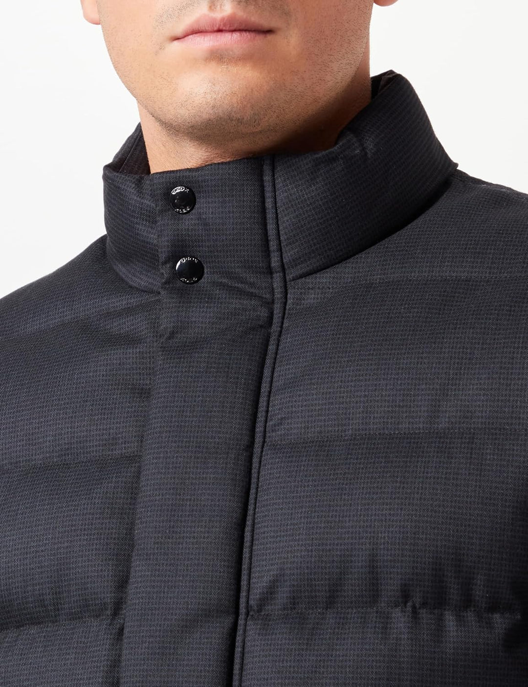 Geox Herren M Levico Jacket 48 ASPHALT/BLACK, 48 ASPHALT/BLACK