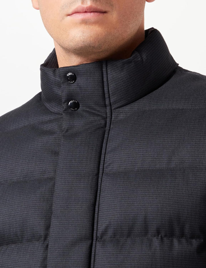 Geox Herren M Levico Jacket 48 ASPHALT/BLACK, 48 ASPHALT/BLACK