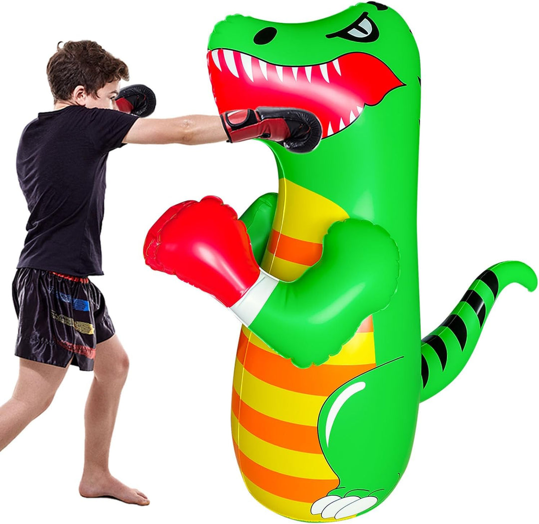 SUNSHINEMALL Boxsack für Kinder Boxen Dummy aufblasbare Cool Spass Spielzeug für Jungen Sport Gesche