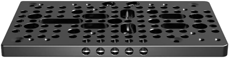 HEDBOX HOLD II - Universelle Montageplatte aus Aluminium (Cheese Plate) 120 Verschiedene Gewinde 3/8