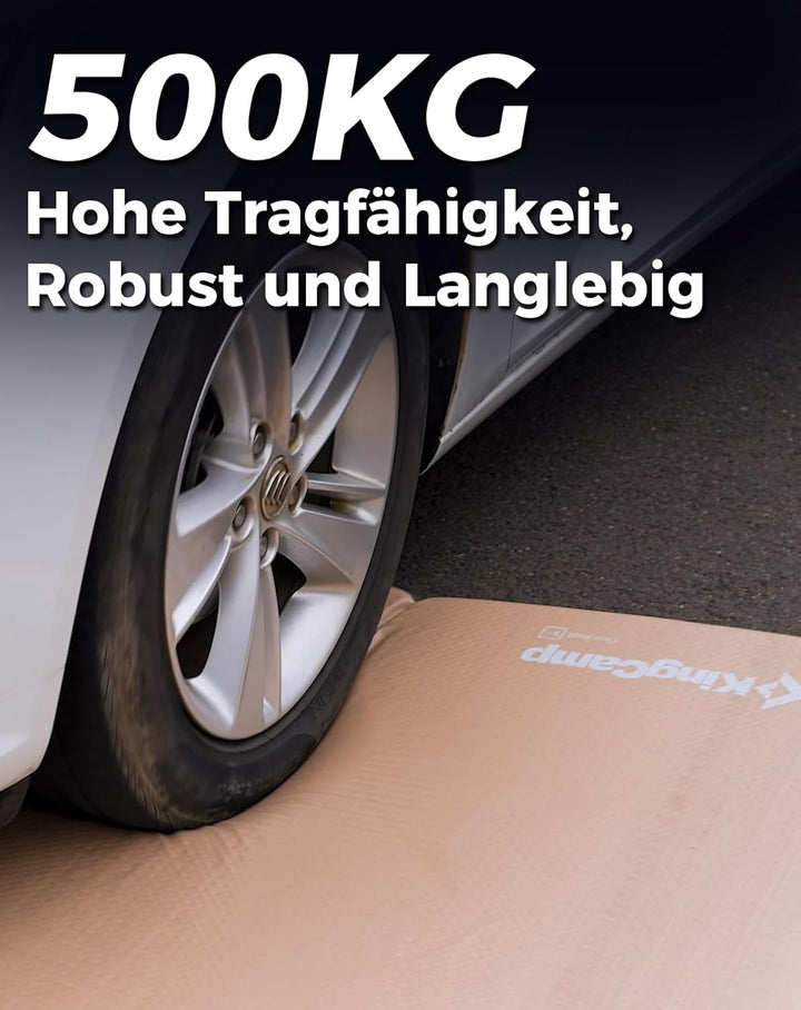 KingCamp Isomatte Camping 500KG Belastbar Aufblasbare Matratze 5cm Dicke Hohe Elastizität Stummschal