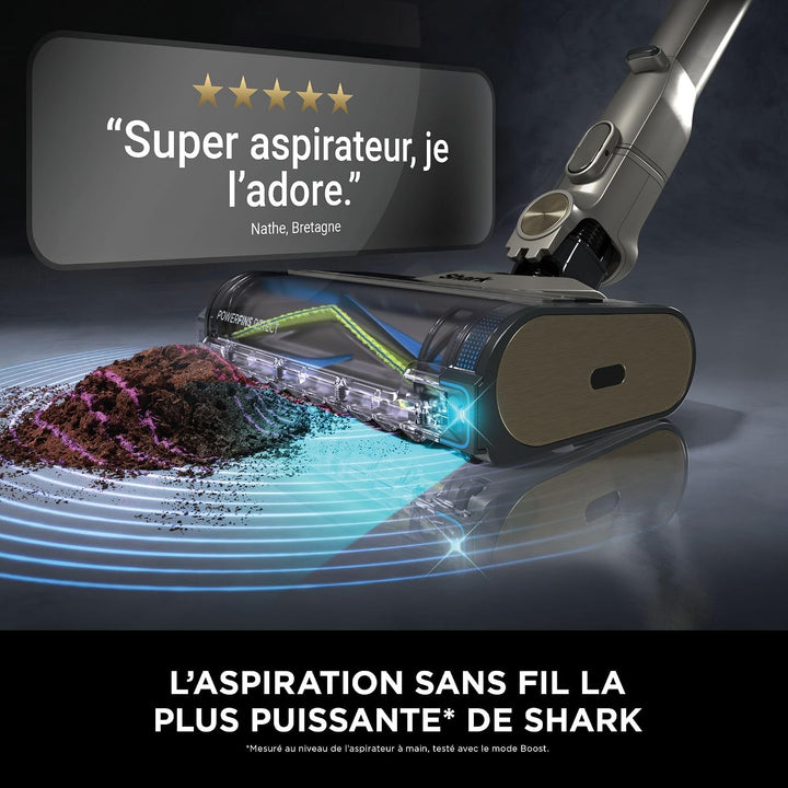 Shark PowerDetect Clean & Empty Akku-Staubsauger, DuoClean Detect, Reverse Clean, 2L-Selbstentleerst