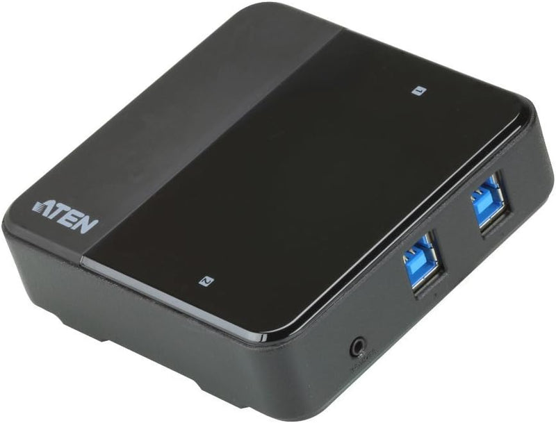 ATEN US3324 2-Port USB zu USB-C Sharing Schwarz