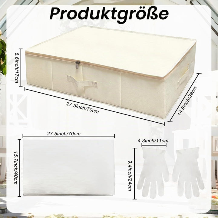 Hochzeitskleid Aufbewahrungsbox Hochzeitskleid Konservierungsbox Staubdichtes Hochzeit Keedsake Box