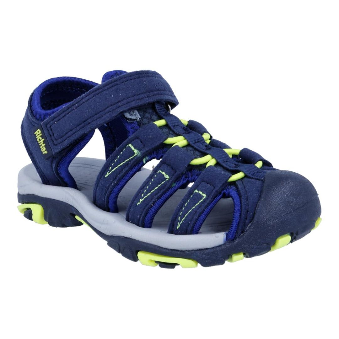 Richter Kinderschuhe Jungen Boulder Sandale, 28 EU Nautical Blue Apple