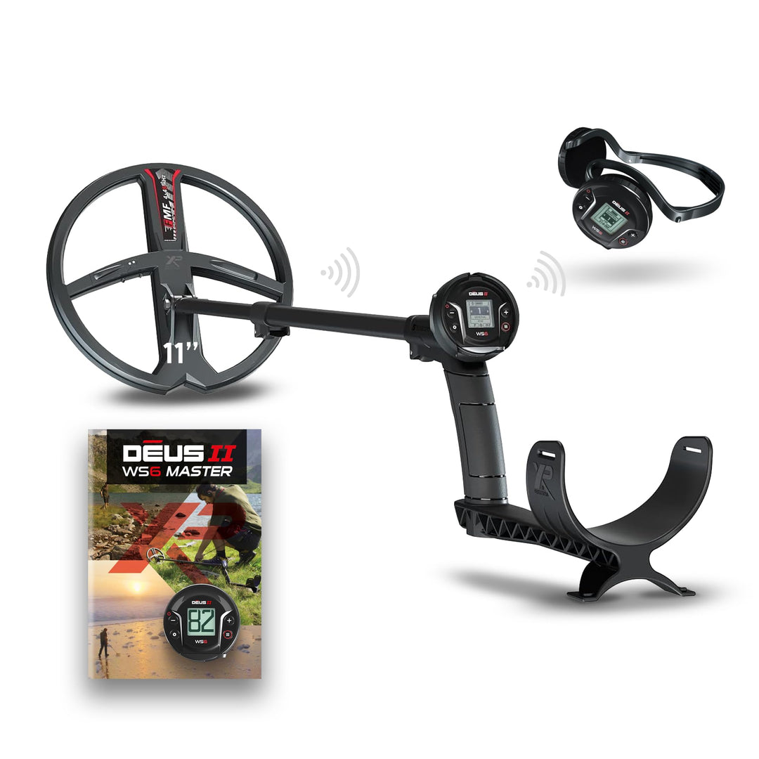 XP Metal Detectors Deus II WS6 Master - Wetterfest und mehrfrequenzfähig, ideal für die Schatz- und