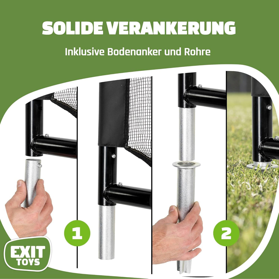 EXIT Toys Maestro Stahl-Fussballtor 300 x 200 cm, 300 x 200 cm