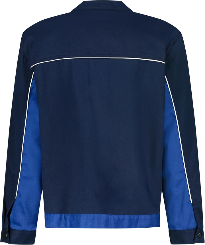 BWOLF ARES 100% Baumwolle Arbeitsjacke Männer Arbeitsjacke Herren Arbeitsjacke Bundjacke 4XL Blau, 4