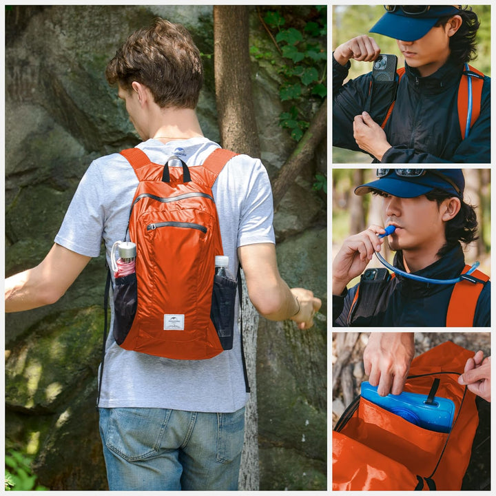 Naturehike Ultraleichter Rucksack Faltbarer Rucksack 18L/25L Trekkingrucksack Herren Damen Wanderruc
