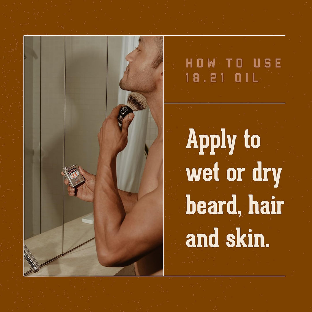 18.21 Man Made Beard Oil 60ml