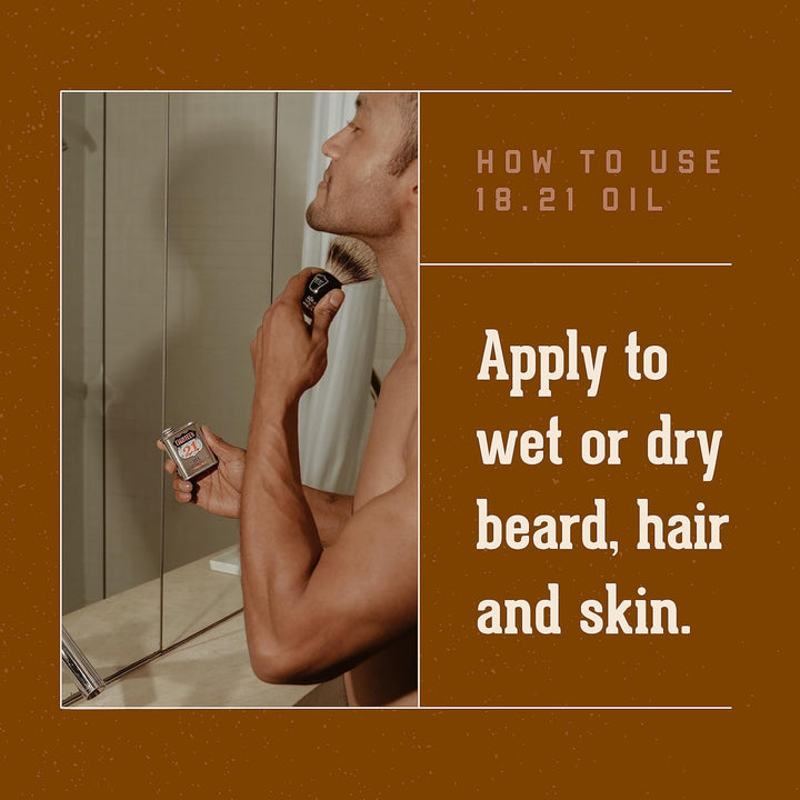 18.21 Man Made Beard Oil 60ml