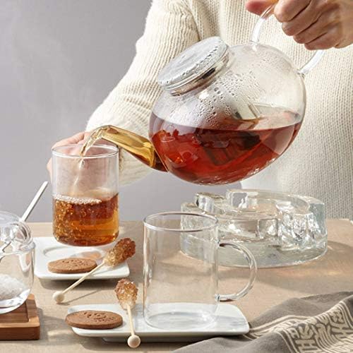 Leonardo Novo Tee-Glas, Tee-Tasse aus Glas, spülmaschinengeeignete Tee-Gläser, 6er Set, 360 ml, 0305