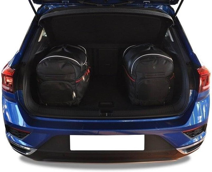 KJUST Dedizierte Kofferraumtaschen 3 STK kompatibel mit VW T-ROC I 2017+ CarBags