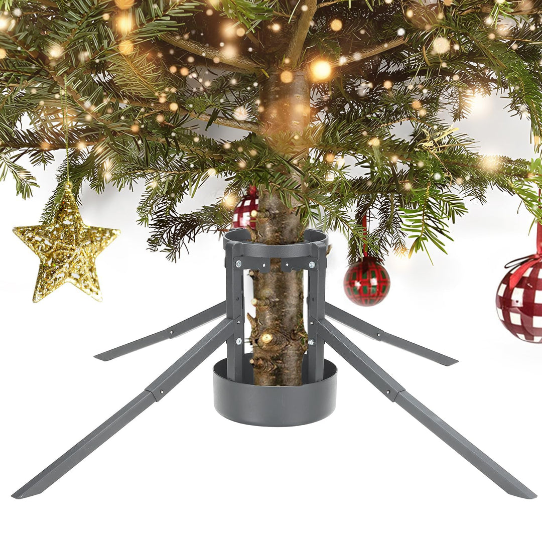 DAKEPOLE Weihnachtsbaumständer, Stabile Abnehmbare Weihnachtsbaumständer Baumhalter für Lebenige Wei