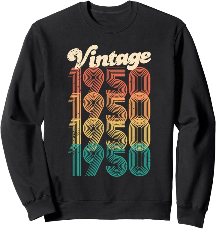 70. Geburtstag Geschenk Männer Frauen - Vintage 1950 Sweatshirt