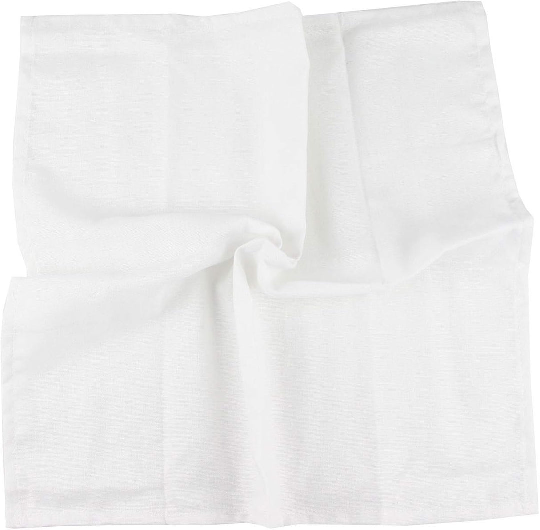weich Polyester -Leinen gemischt Abendessen Cloth Servietten, 12 Stück (40 x 40 cm), für Veranstaltu