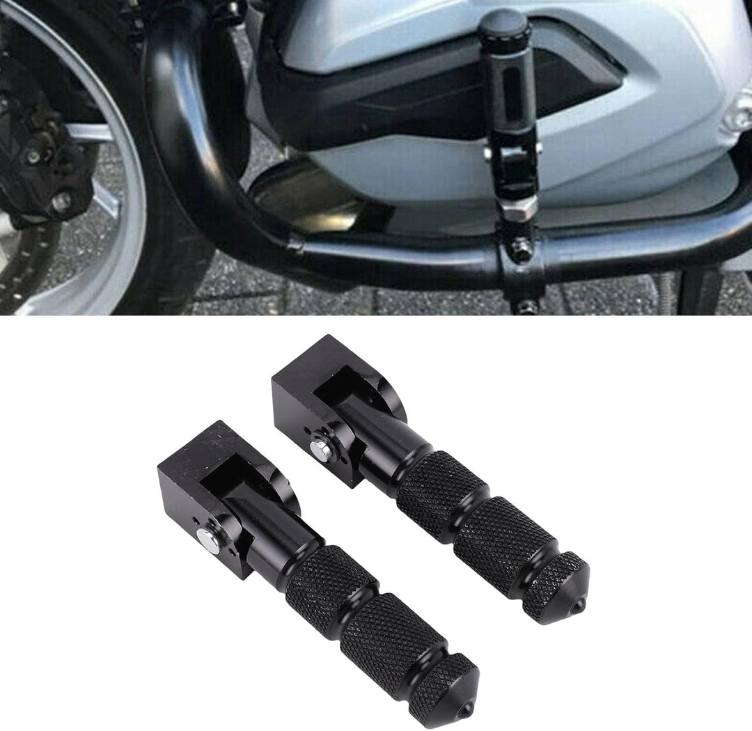 Fussrasten Pedale Auflager Motorrad Fussstütze Pedal 2St. Aluminium Pedale für Motorrad Elektroauto