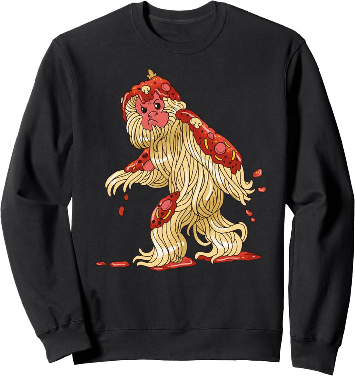 Lustige Spaghetti Kreatur mit Fleischbällchen geschenk Sweatshirt