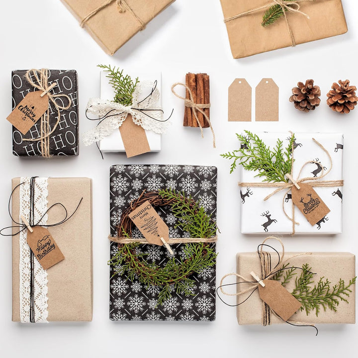 2 Stück 200m Jute-Schnur, 1mm Braun Juteschnur, Jutegarn Für Geschenkverpackungen, Hochzeitsdekorati