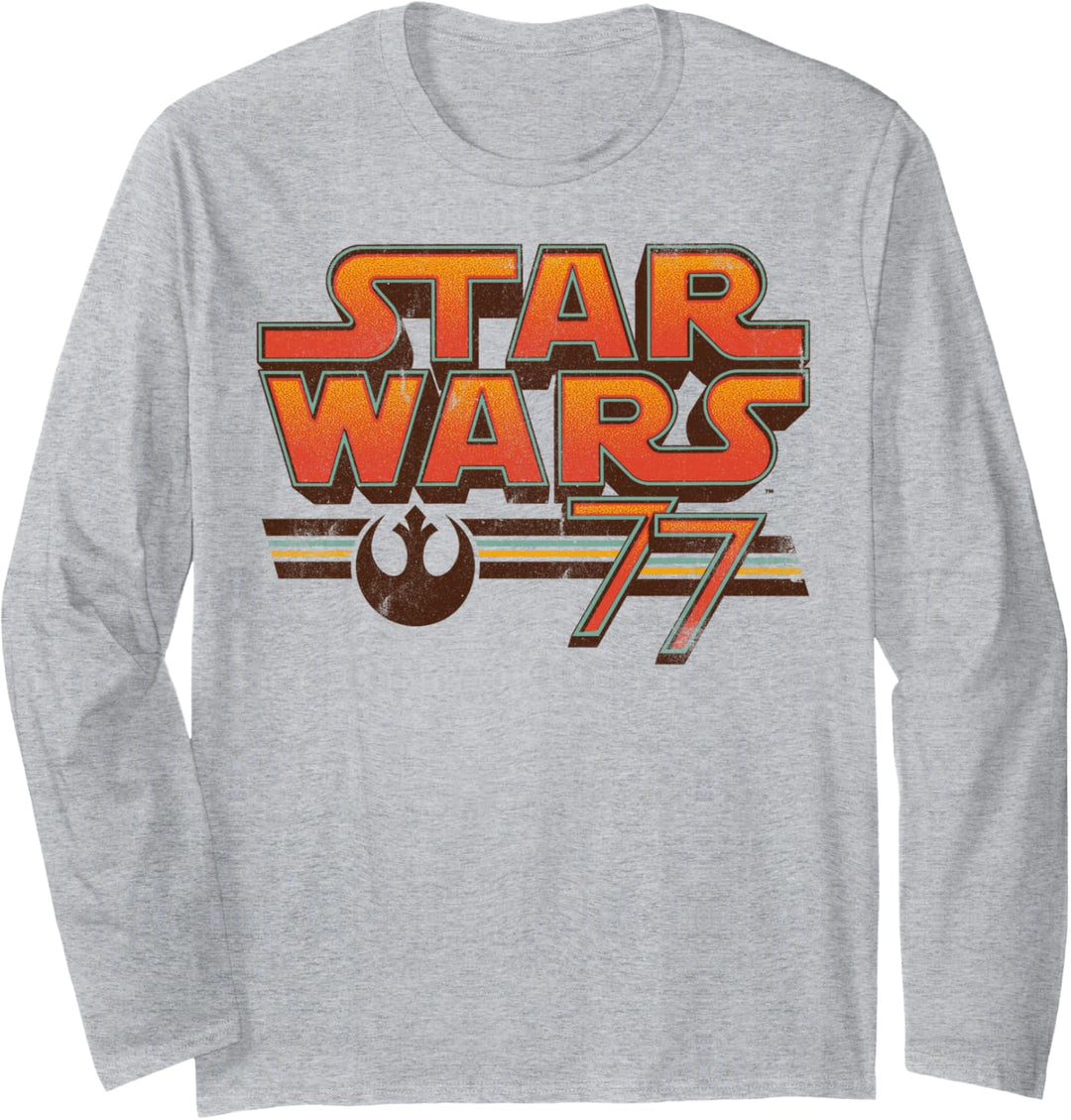 Star Wars '77 Retro Rebel Logo Langarmshirt