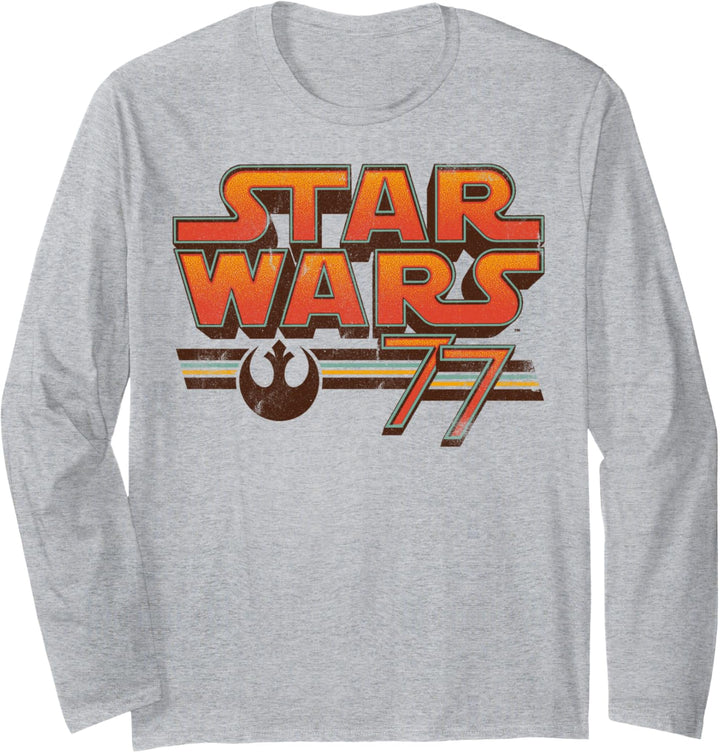 Star Wars '77 Retro Rebel Logo Langarmshirt
