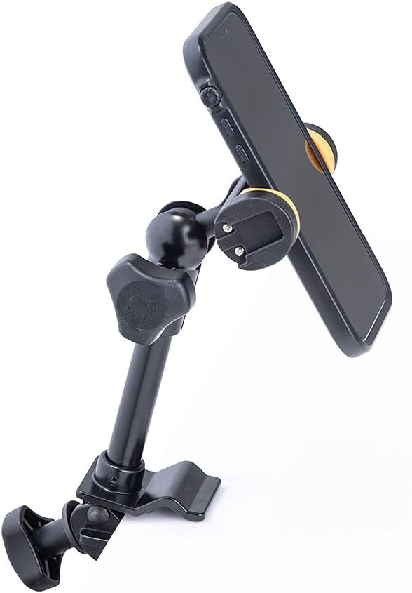Hercules Smartphonehalter, Cold-Shoe-Adapter für Licht, Gewinde für Kamera