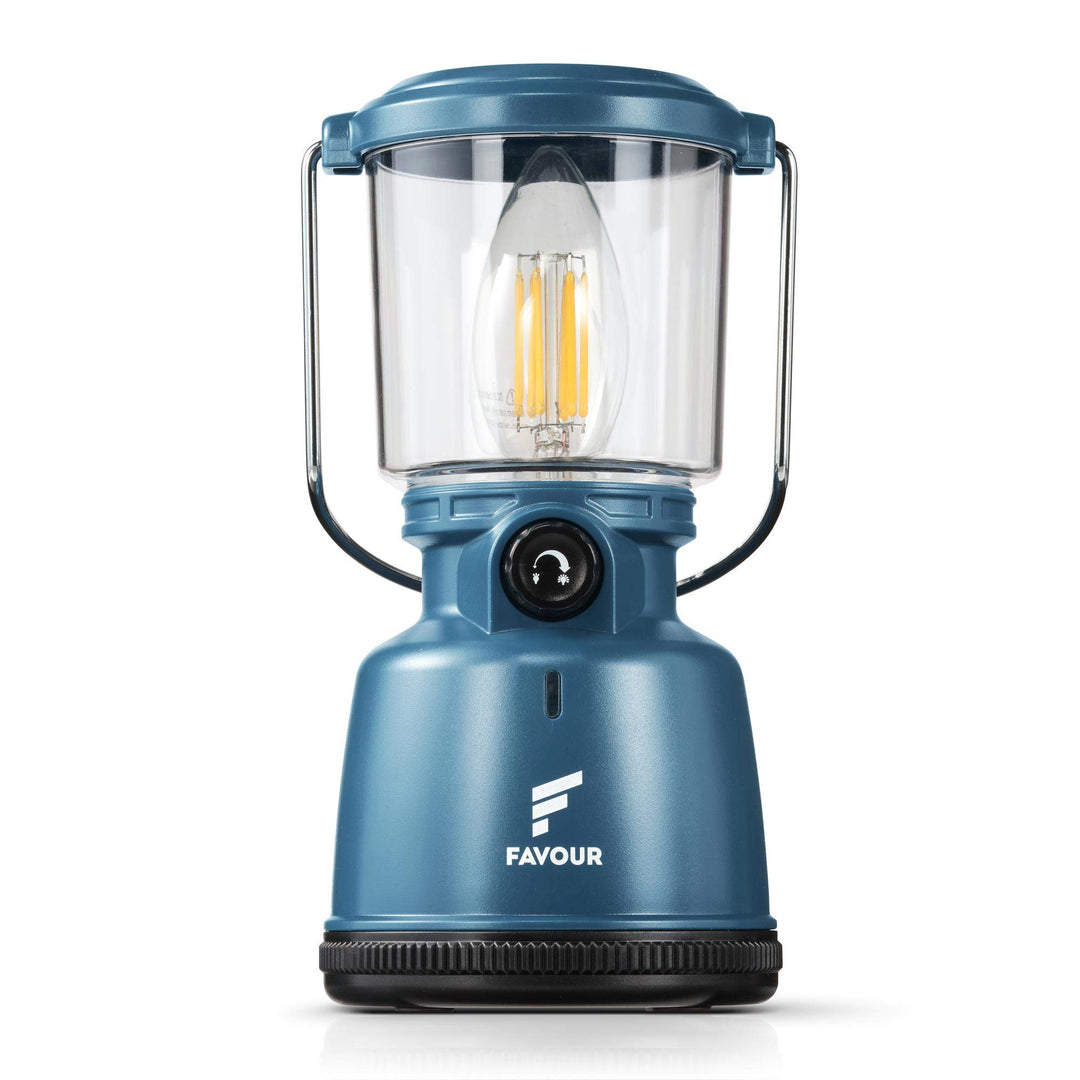 Favour Retro LED Laterne Filament Campinglampe IP64 wasserdicht, tragbare Camping licht wiederauflad