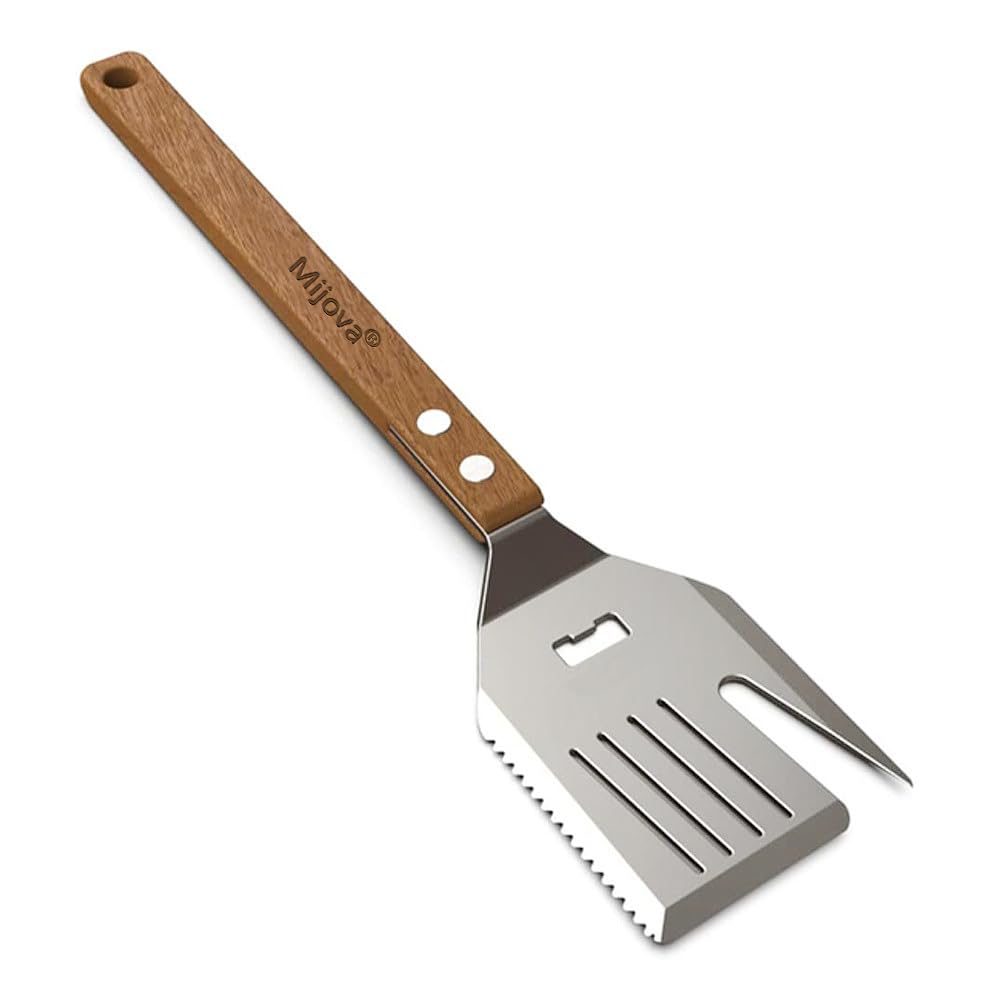 Spatel für Outdoor Grill, Multifunktion BBQ Tool Extra Langes Grillzubehör Box Paket Mehr Spass Effi