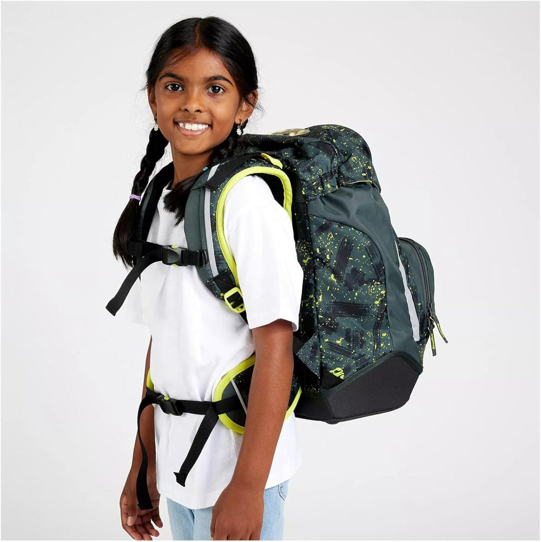 ergobag Prime HarvestBear Rucksack für Jugendliche, Unisex, Mehrfarbig (Mehrfarbig), Einheitsgrösse