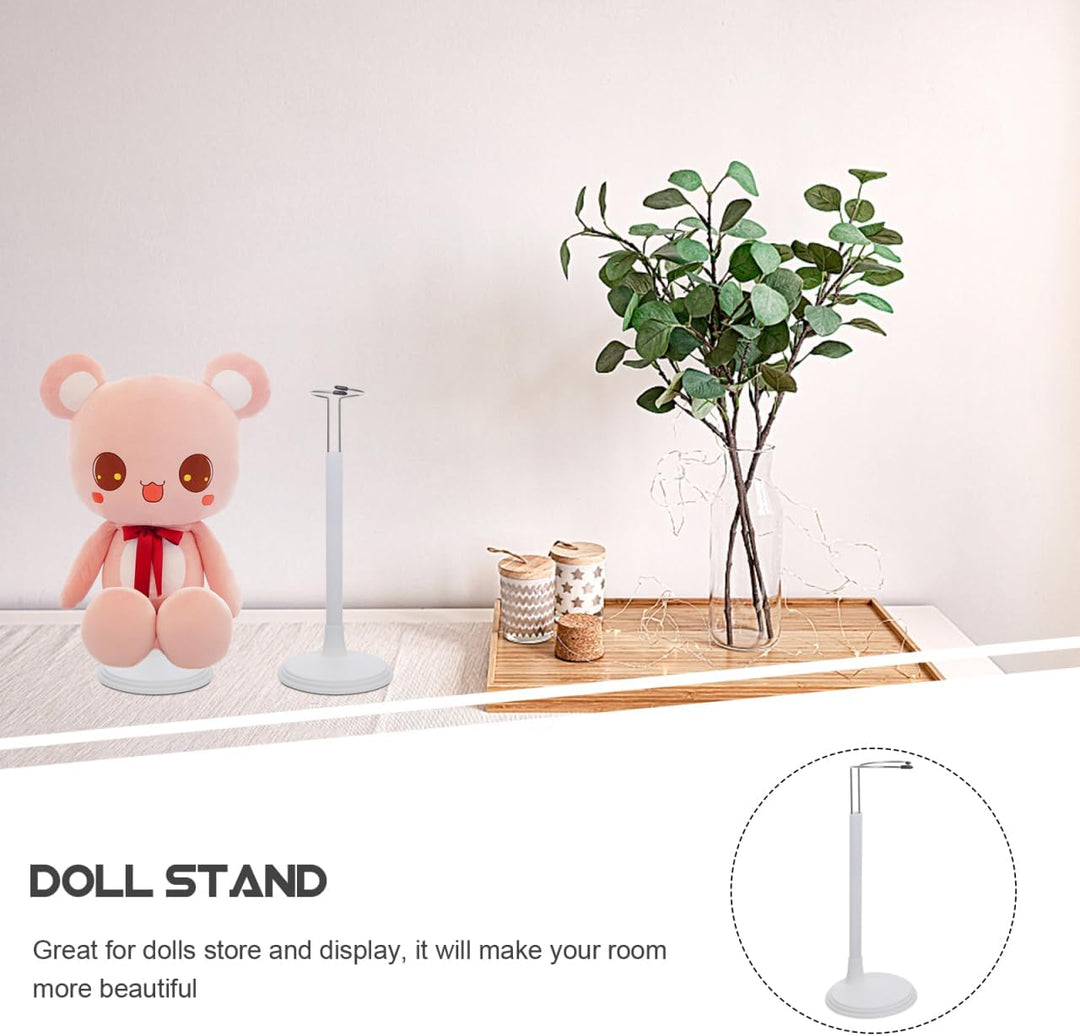 TOYANDONA Puppenständer Für 35Cm Puppen Tragbare Doll Support Frame Aus Kunststoff Puppen Display Ra