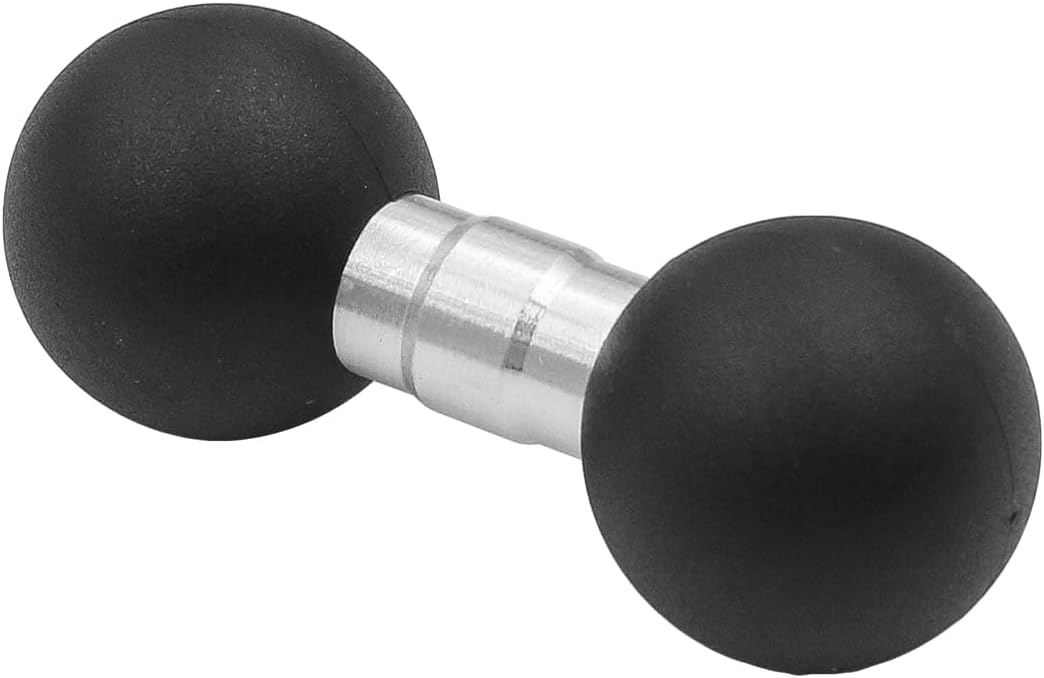 Ball Adapter Doppelkugelarm 1 Zoll Doppelkugelkopf Kompatibel mit RAM Dual Ball Socket Arms GPS-Halt