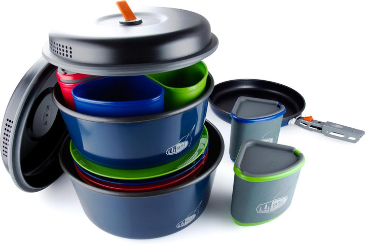 GSI Outdoors Bugaboo Camping-Kochset für 4 Personen, Hervorragendes Backcountry Kochgeschirr seit 19