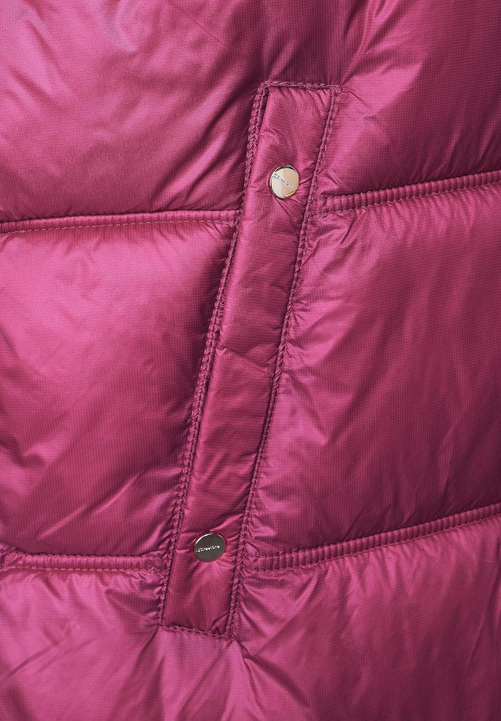 Street One Damen Superleichte Steppweste 36 peony red, 36 peony red
