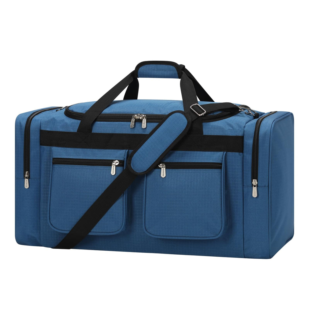 ZZY 55L Sporttasche Gross Herren – wasserdichte Weekender Tasche mit 2 Seitentaschen für Fitness, Gy
