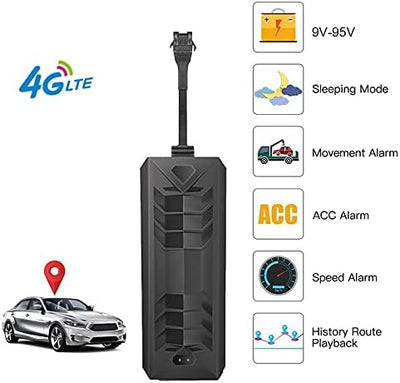 Winnes GPS Tracker 4G, GPS Tracker Auto Globale Positionierung Für Motorrad,Auto,LKW Auto GPS Tracke